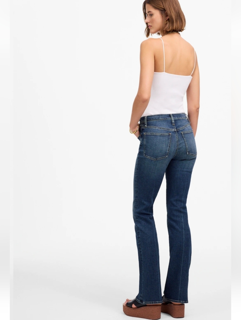 Madewell Petite Kick Out Full-Length Jeans in Devito Wash Size 23 Petite - Picture 3 of 15
